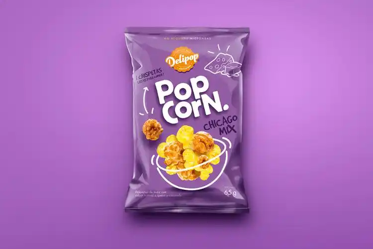 哥伦比亚delipop爆米花包装