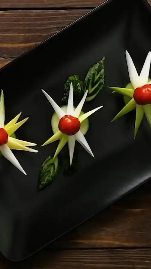 小小的一节葱,让摆盘更加精致