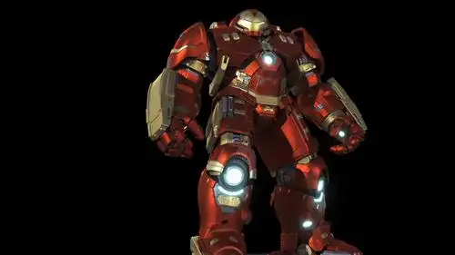 渲染-反浩克装甲-substance painter|三维|机械/交通|harry三维设计