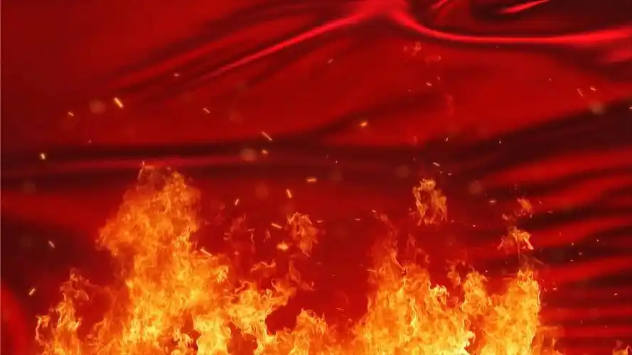 4k红色火焰视频背景火焰视频视频背景