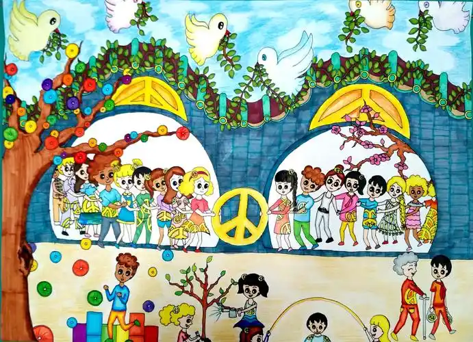 2018·全国少年儿童世界和平海报作品征集活动