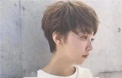 港风超短烫发发型,复古时髦又个性,太有女神气质了_纹理_女生_短发