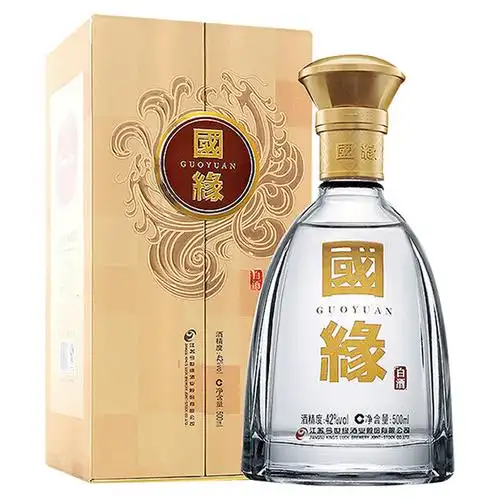 今世缘 42度国缘对开 双开 柔雅型白酒500ml*2双瓶宴会