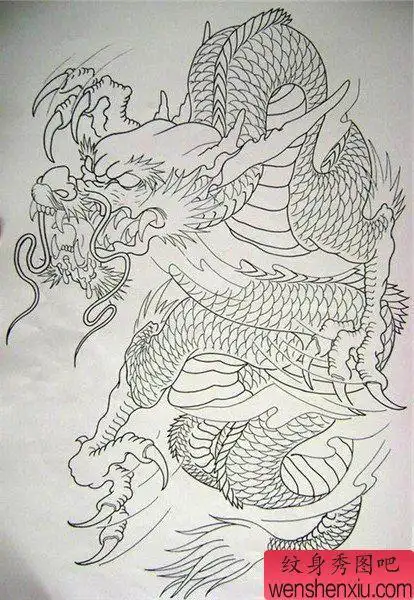 过肩龙纹身图案_过肩龙纹身图片_披肩龙纹身图案大全_第7页 - 纹身秀