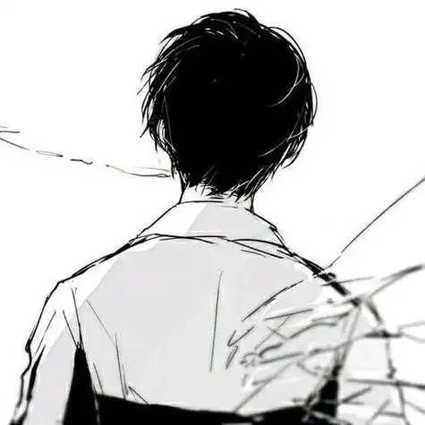 动漫孤独背影头像男生