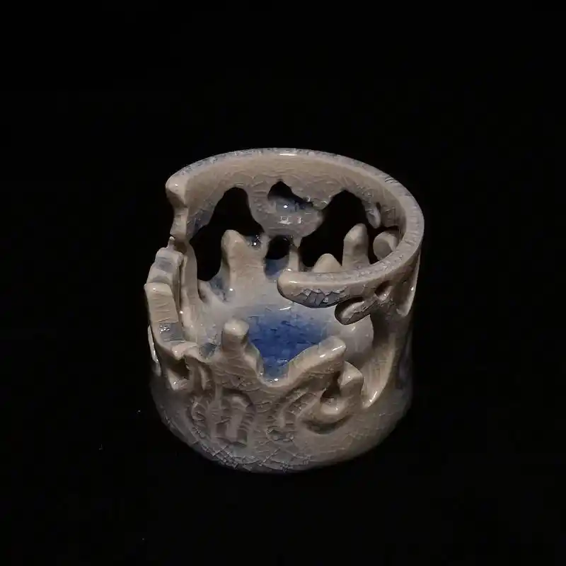 我的陶瓷作业烧好啦!#陶瓷 #原创 #手工 #陶艺 #摄影 - 抖音