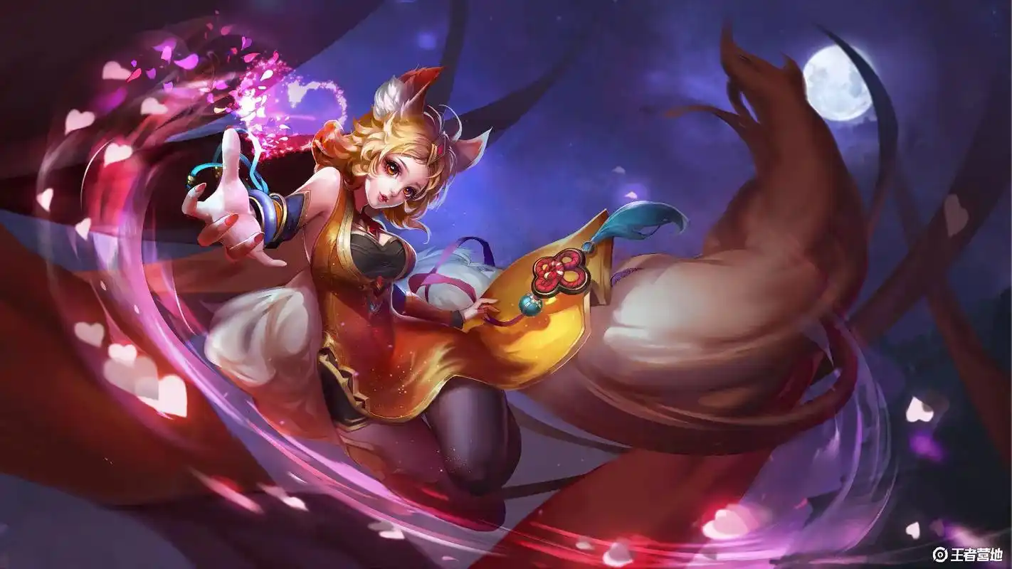 妲己海报 看到以前的海报建模,才知道以前的王者有多棒,妲己 - 兑音