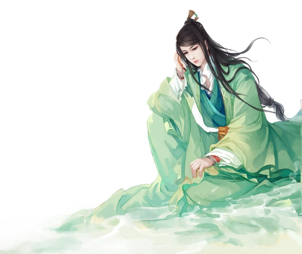 君心此夜从落花风飞絮转采于2016-01-29 00:30:31绿衫公子_l2古风插图