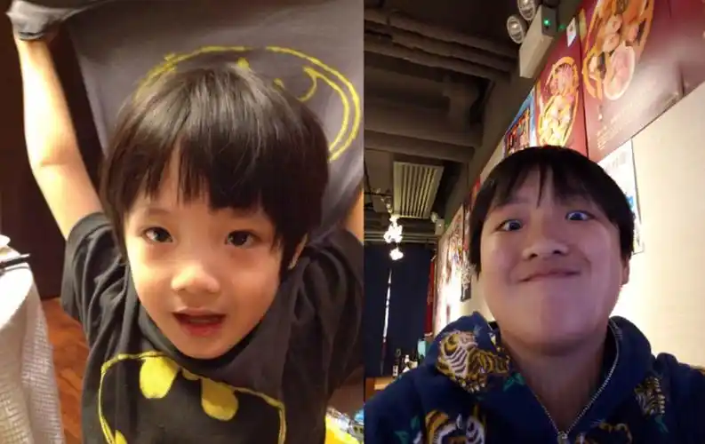 14岁kimi近照曝光,大饼脸塌鼻梁长相随叔叔,体重飙至 170斤!