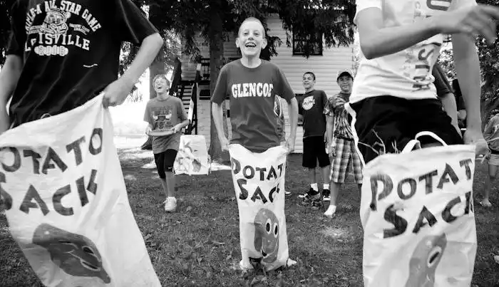 potato sack race