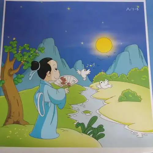 田田幼儿园哈佛二班语言文字活动——古诗《鸟鸣涧》精彩小剪辑