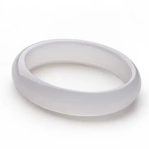 清仓特价白玉髓手镯子通透冰种带证书旺夫玉手镯 少女 小巧白玛瑙