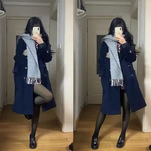 没办法 漂亮女孩脾气大.#jk制服 #对镜拍 #jk日常