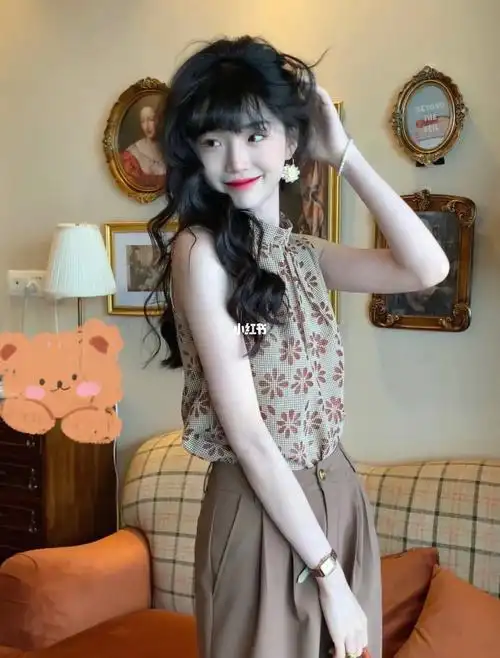 适合方脸圆脸扎散法式卷发