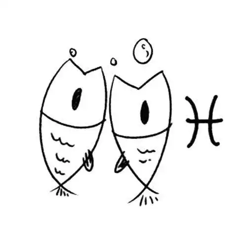 12星座符号简笔画图片