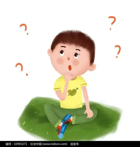 想问题的小男孩