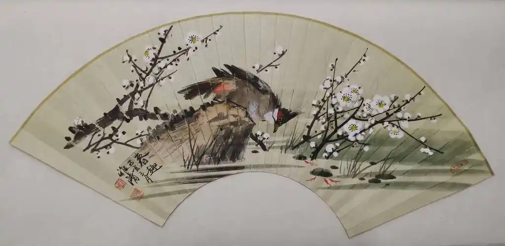 赵雅清10幅花鸟扇面一幅比一幅美