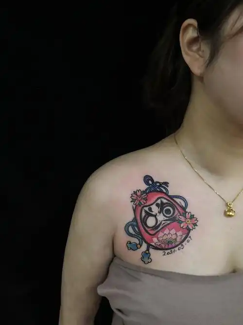 蛋蛋_纹身图案手稿图片_花火的纹身作品集