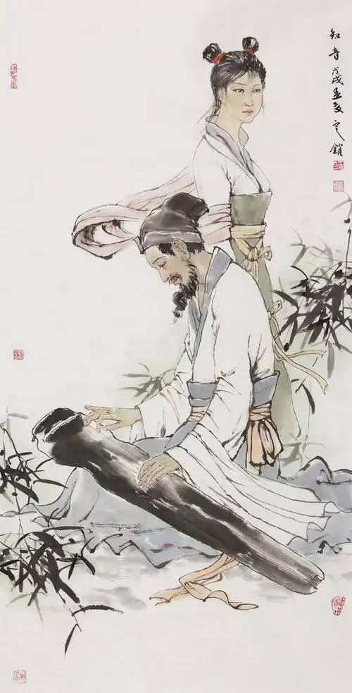 博宝·资讯 | 王定锁国画人物作品赏析:古朴淡雅,形象生动,极具古意