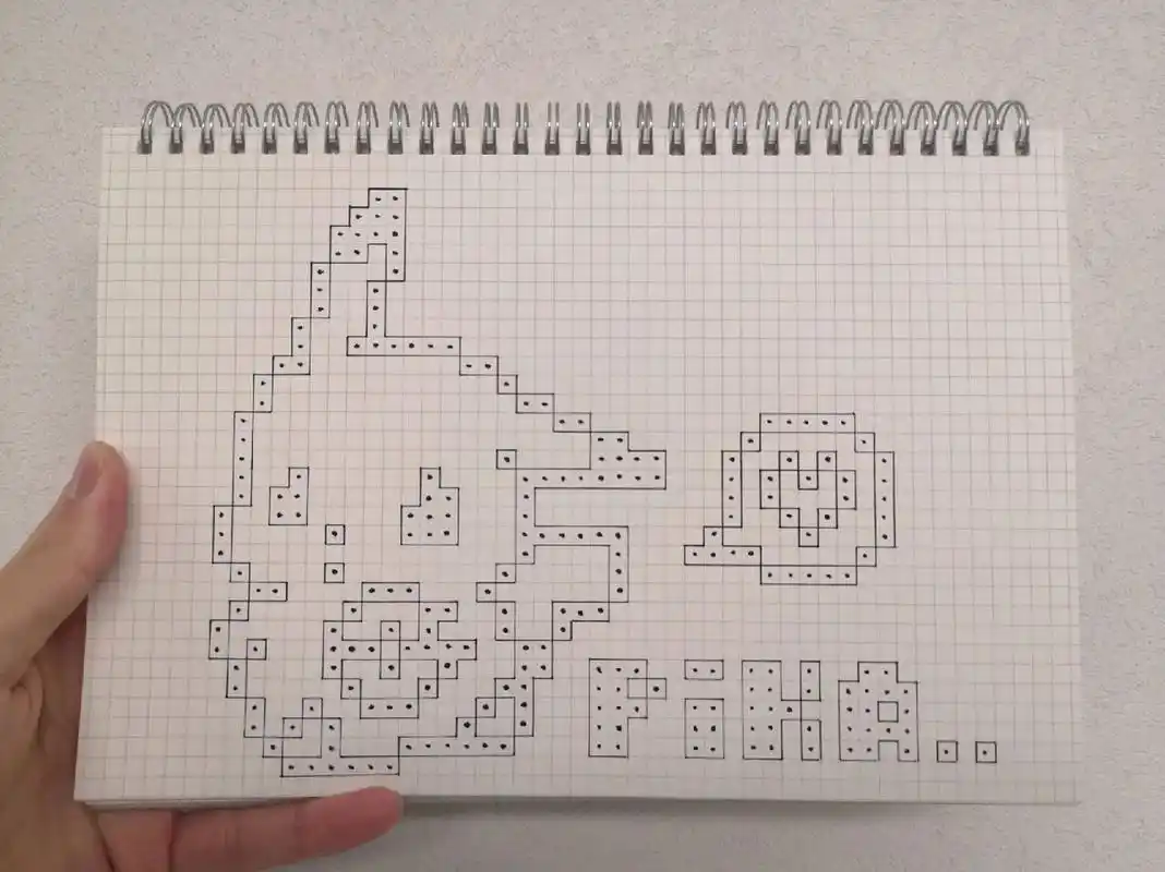 像素画:皮卡丘78 临摹自: 网格本:b5