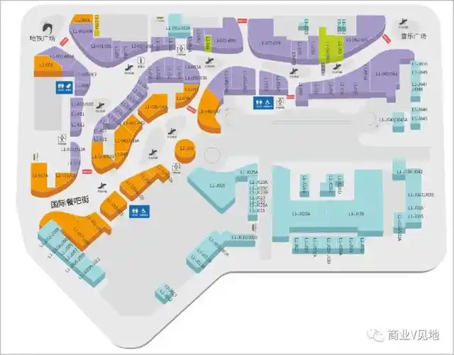 购物中心街区商业平面图汇总