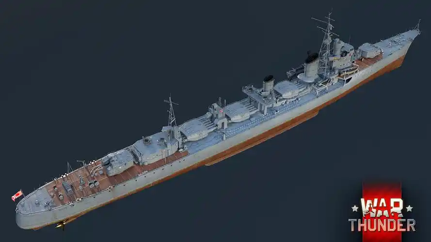 岛风号驱逐舰势如疾风