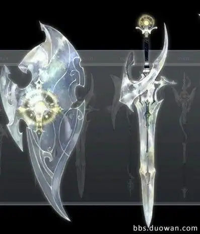 古代精灵黄武器盾牌强15效果图