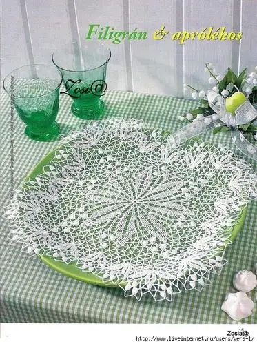 钩针桌布图解(79)