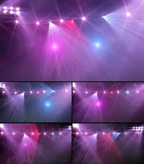 舞台灯光舞蹈演出高清背景视频素材