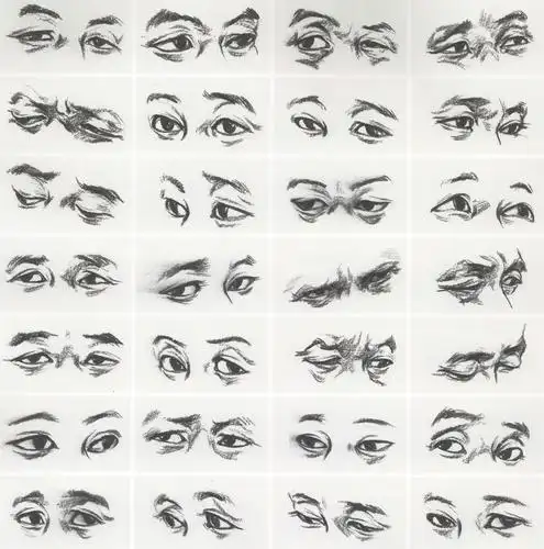 速写五官及局部教程