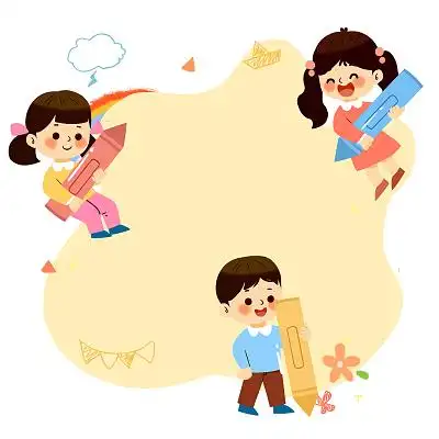 儿童涂鸦卡通人物幼儿园六一儿童节可爱活动png素材