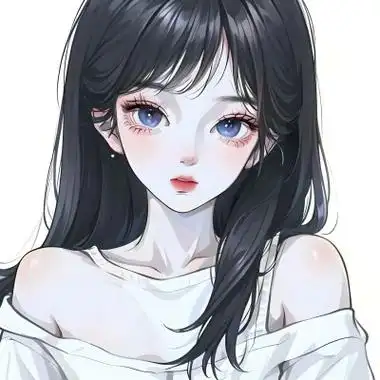 仙气干净可爱手绘动漫女头像 高清时尚好看闺蜜头像图片2023_女生头像