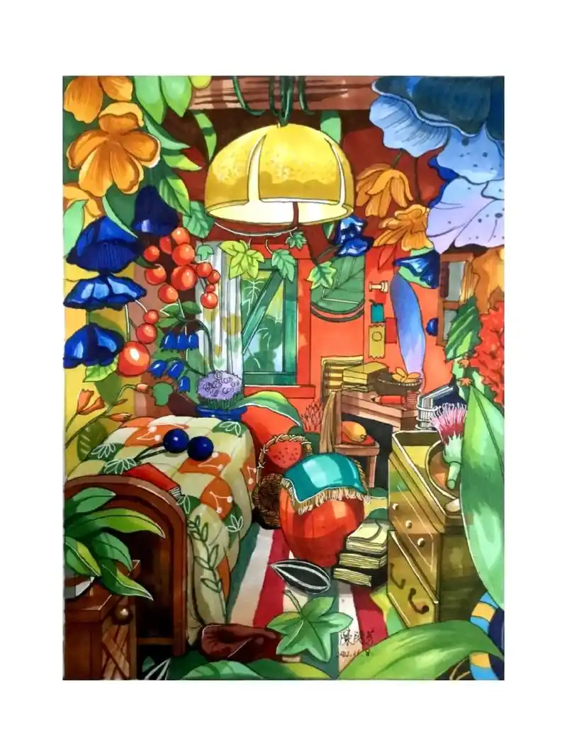 画画治愈系～#宫崎骏动漫 #马克笔手绘 #借东西的小人阿莉埃 - 抖音