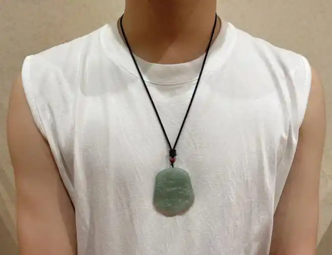 男士翡翠挂坠项链吊坠