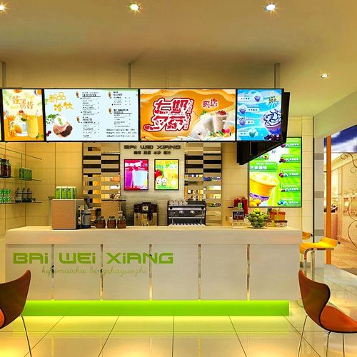 灯箱奶茶茶店led价目表吧台点餐挂墙式磁发光灯箱