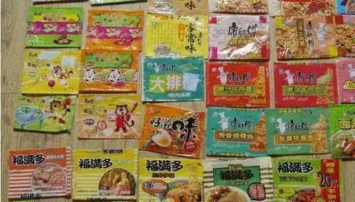 儿时吃过"最早"的6大方便面,全吃过的是"牛人",你是几零后