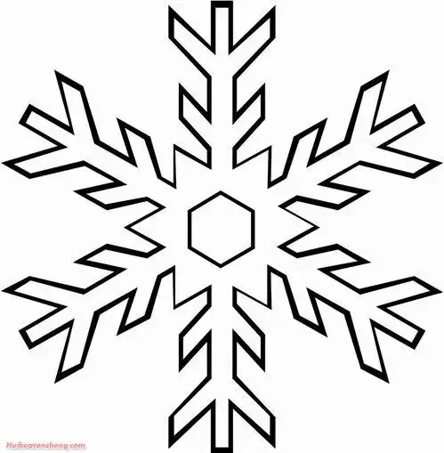 儿童画雪花的画法儿童画雪花的画法100种