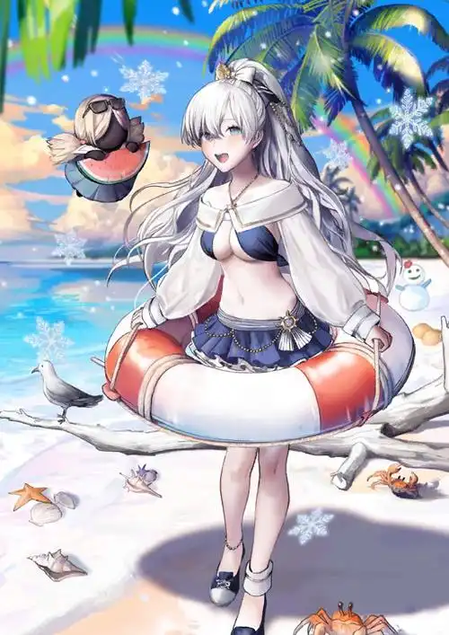 fgo泳装皇女全灵基立绘汇总没有人能拒绝人间极品泳装白毛美女