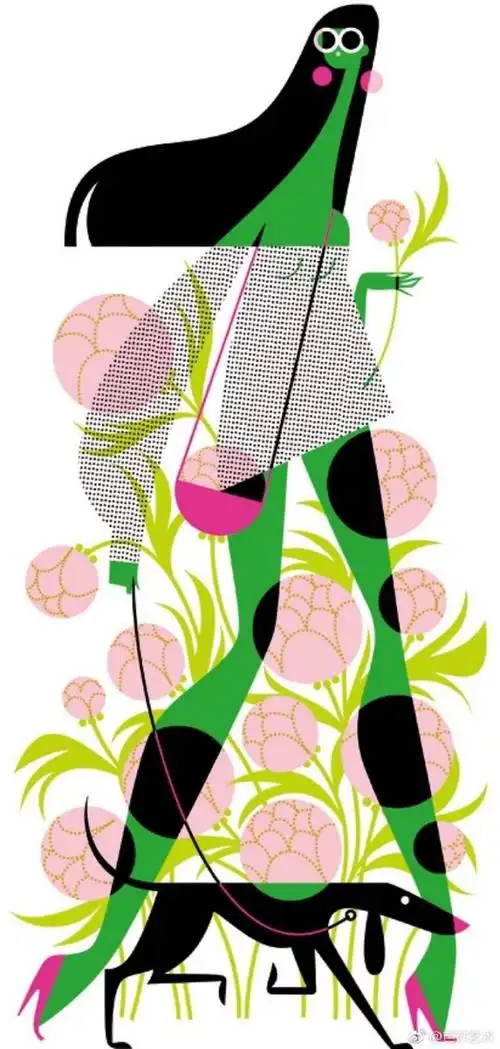 kirsten ulve是一名来自美国纽约的插画艺术家,她的作品不仅时尚现代,