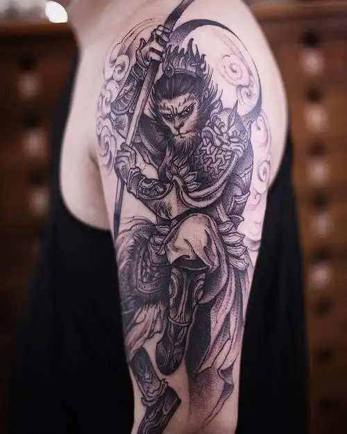 斗战胜佛纹身图案素材