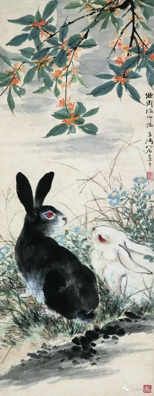 王雪涛,刘旦宅笔下的吉祥兔|国画|工笔|画家|花鸟画|中国文物_网易