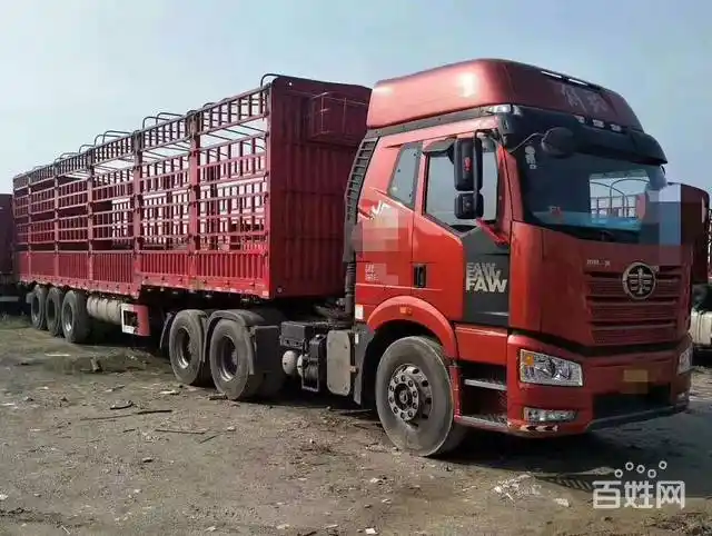 【图】- 一汽解放半挂13米高栏车 460马力国5 首付8万 - 云浮罗定货车