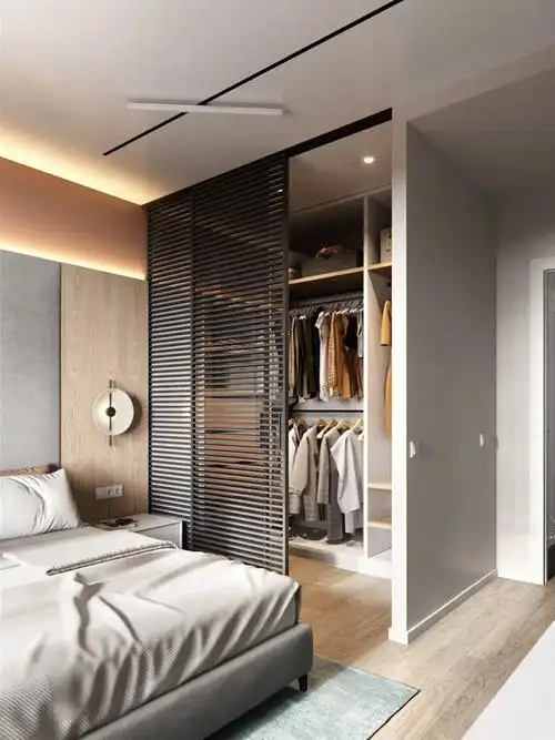 巧妙设计衣帽间  #衣帽间设计  #卧室装修灵感库