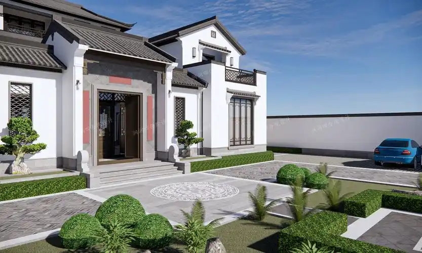 带前庭后花园的新中式四合院城市人向往的家的样子润润四合院设计刘鹰