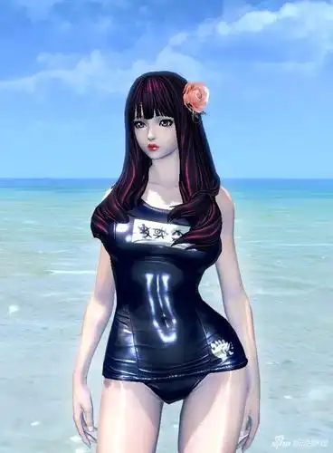 包身漆皮装剑灵2016新泳装女版美图赏