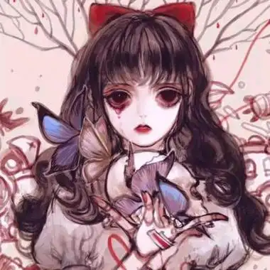 丧头像女动漫嗜血特别颓废丧的女生头像