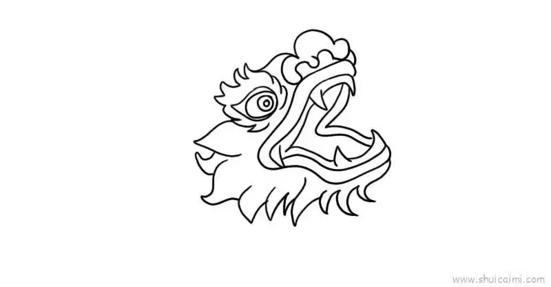 龙头简笔画画法图解
