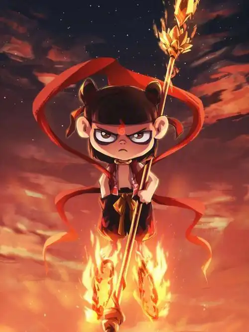 超燃哪吒素材图