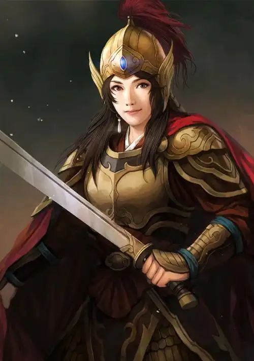 经典系列游戏三国志13女武将头像立绘高清图