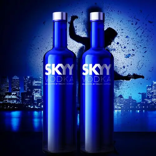 skyy深蓝蓝天伏特加酒vodka进口洋酒鸡尾酒调酒基酒伏特加